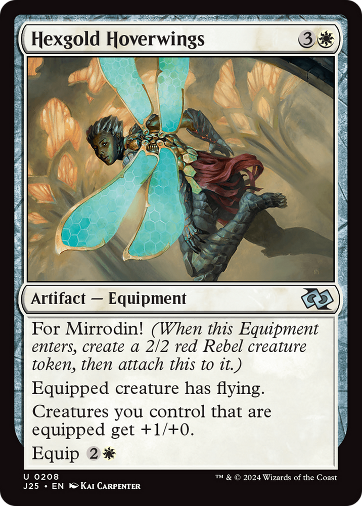 Hexgold Hoverwings [Foundations Jumpstart] Magic: The Gathering