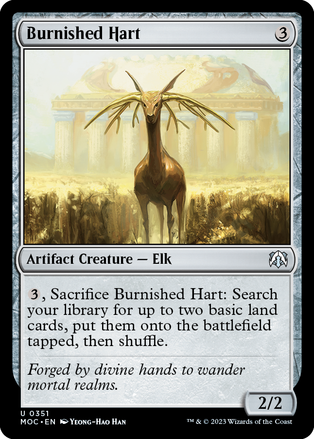 Burnished Hart [March of the Machine Commander] Magic: The Gathering