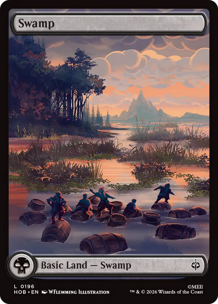 Swamp (0196) [The Hobbit] Magic: The Gathering