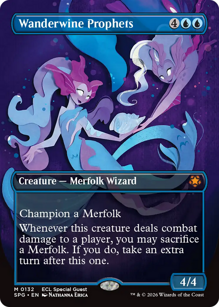 Wanderwine Prophets (Borderless) [Lorwyn Eclipsed Special Guests] Magic: The Gathering