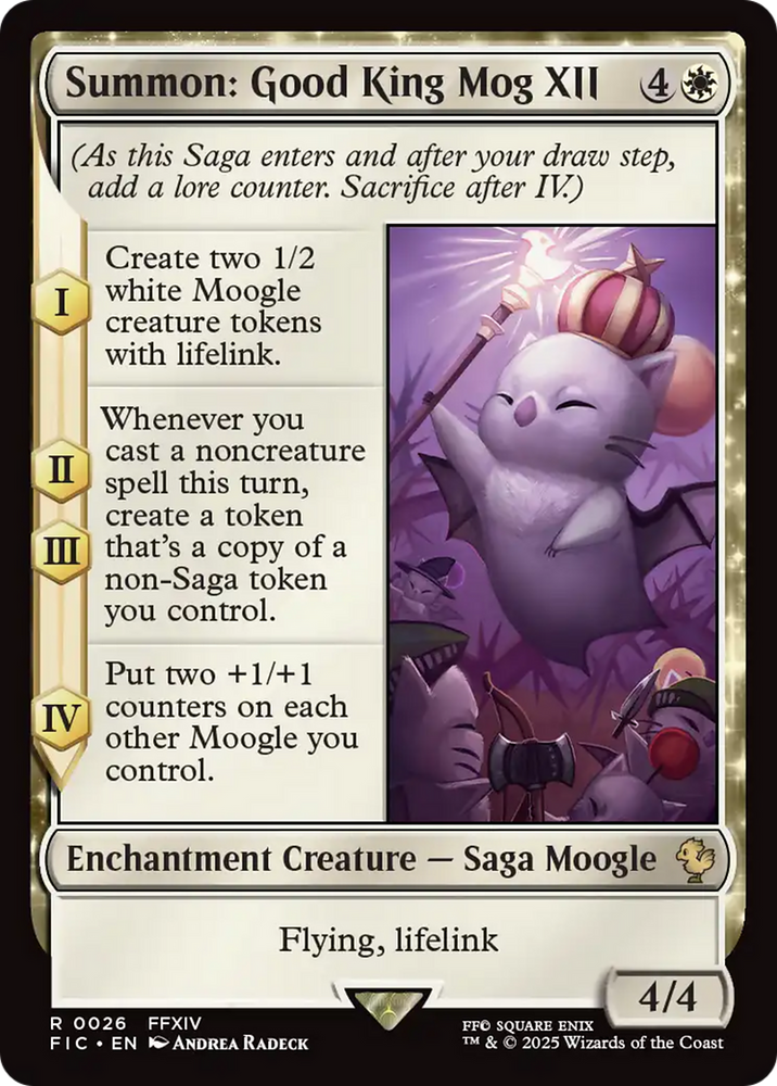 Summon: Good King Mog XII [FINAL FANTASY Commander] Magic: The Gathering
