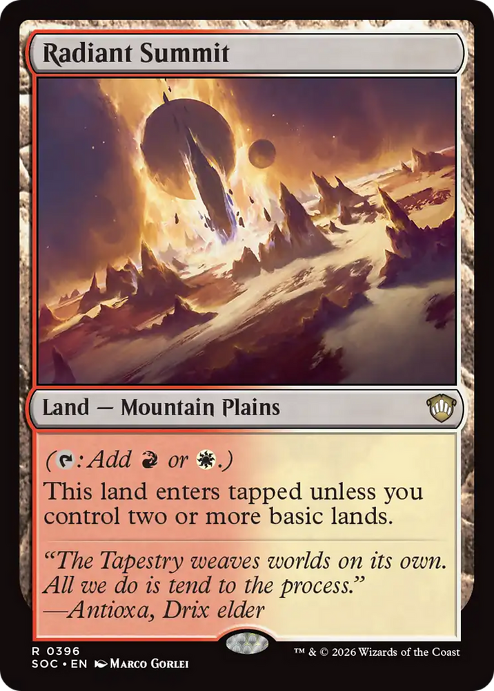 Radiant Summit [Secrets of Strixhaven Commander] Magic: The Gathering