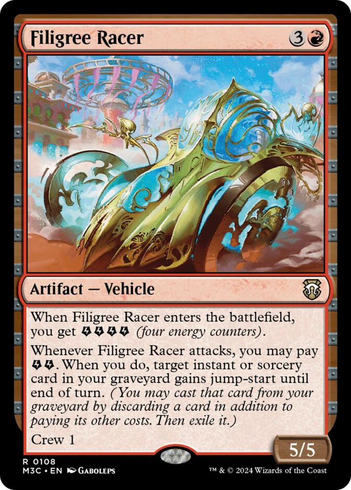 Filigree Racer [Modern Horizons 3 Commander] Magic: The Gathering