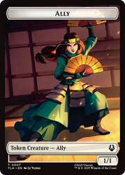 Food (0020) // Ally (0007) Double-Sided Token [Avatar: The Last Airbender Tokens] Magic: The Gathering