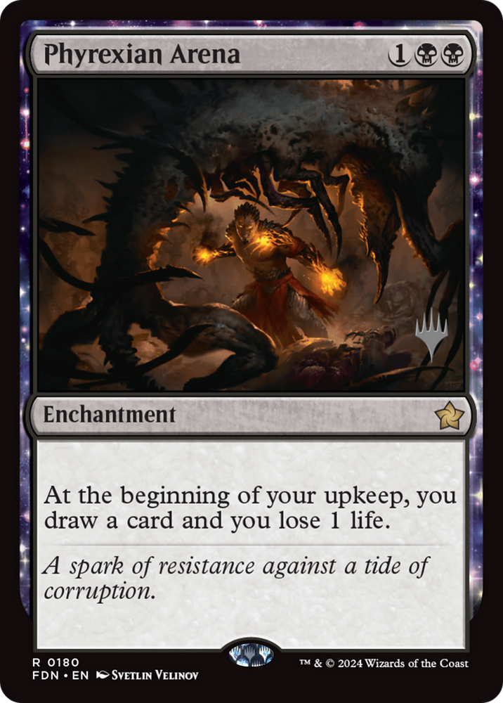 Phyrexian Arena [Foundations Promos] Magic: The Gathering