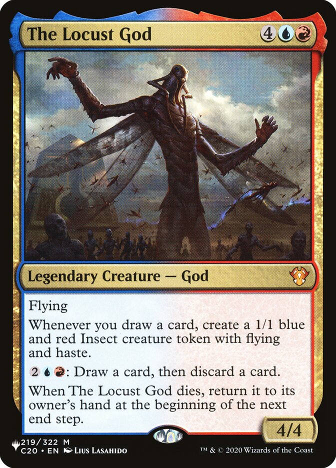 The Locust God [Secret Lair: Heads I Win, Tails You Lose] Magic: The Gathering