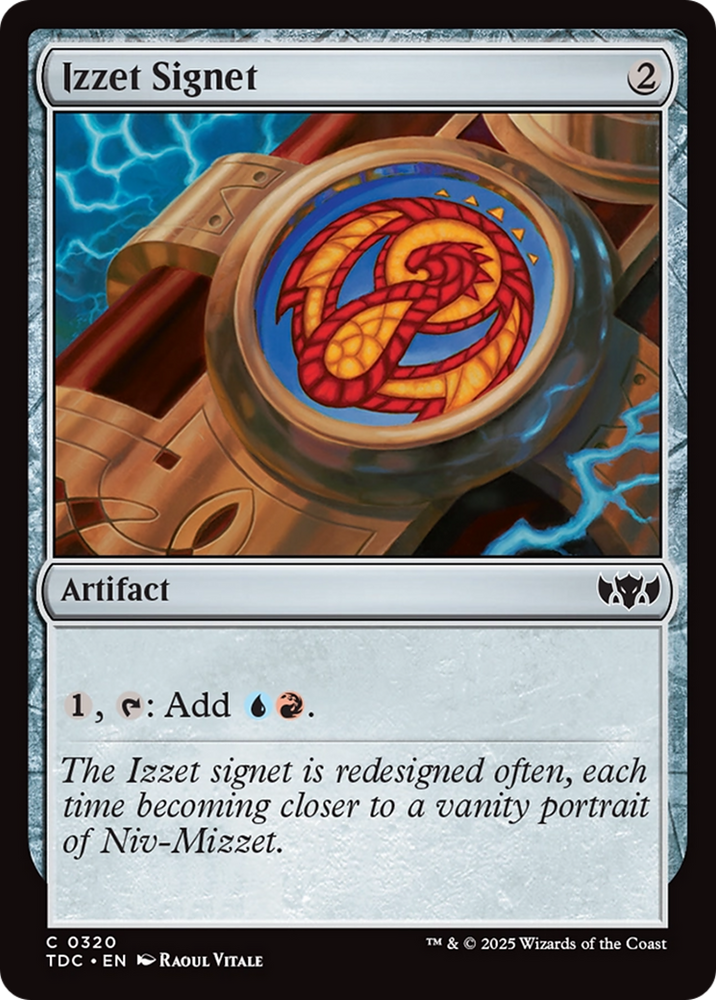 Izzet Signet [Tarkir: Dragonstorm Commander] Magic: The Gathering