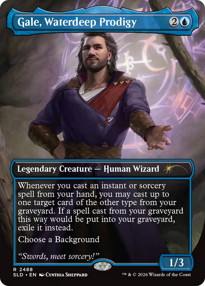 Gale, Waterdeep Prodigy [Secret Lair Drop Series] Magic: The Gathering