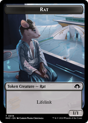 Eldrazi Spawn // Rat Double-Sided Token [Modern Horizons 3 Tokens] Magic: The Gathering
