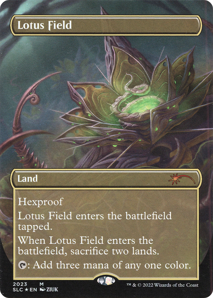 Lotus Field (Borderless) [Secret Lair Countdown Kit] Magic: The Gathering