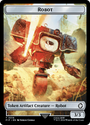 Robot // Food (0014) Double-Sided Token [Fallout Tokens] Magic: The Gathering