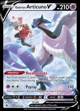 Pokemon - Galarian Articuno V - TG16/TG30 - Astral Radiance - Trainer Gallery - Ultra Rare Pokémon