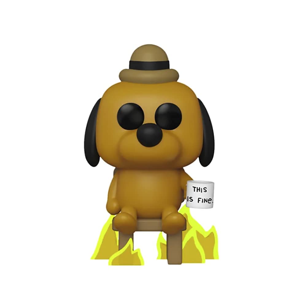 Funko This is Fine Dog Pop! Vinyl Figure - Entertainment Earth Exclusive FUNKO
