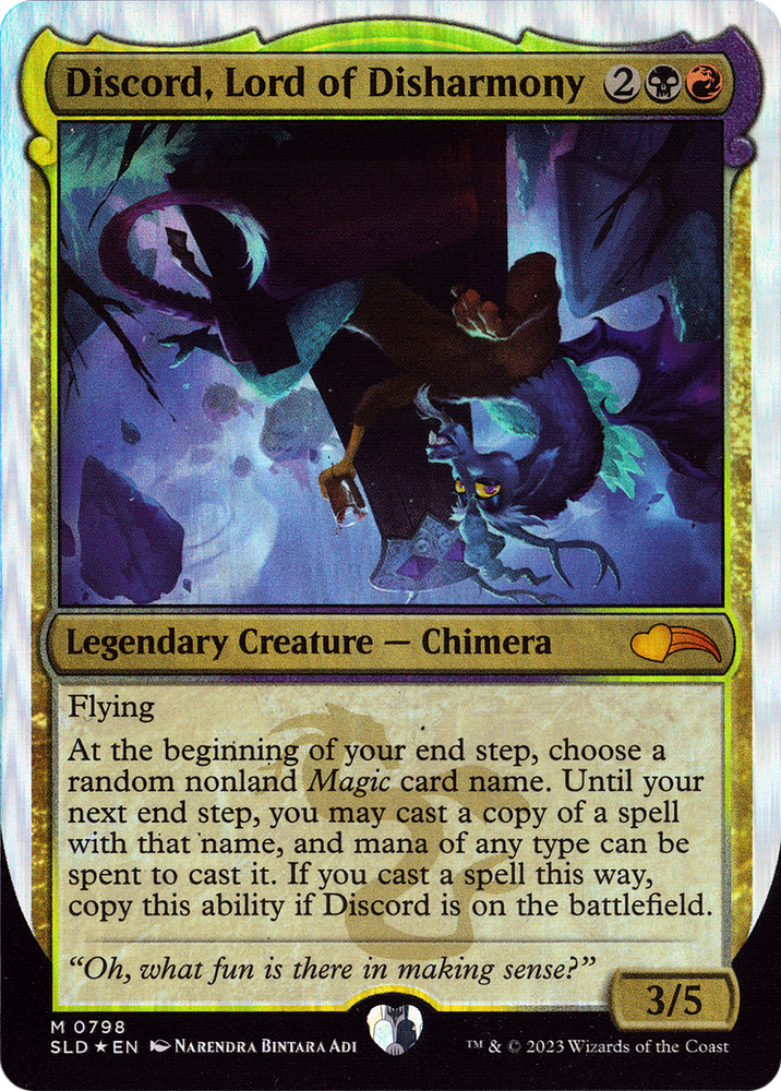 Discord, Lord of Disharmony [Secret Lair Drop Series] Magic: The Gathering