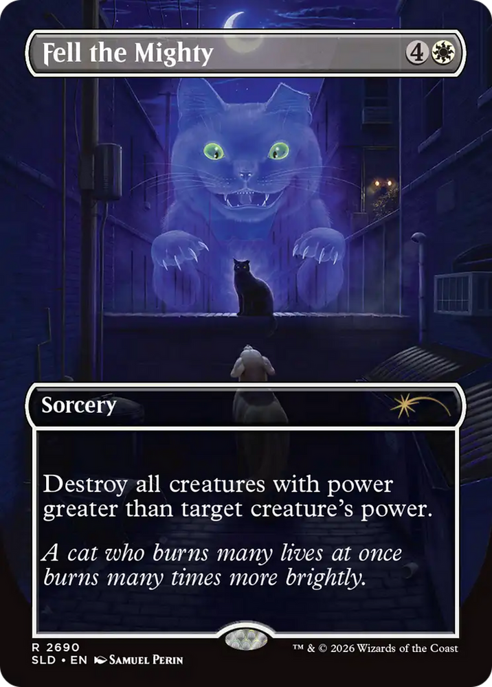 Fell the Mighty (2690) [Secret Lair Drop Series] Magic: The Gathering