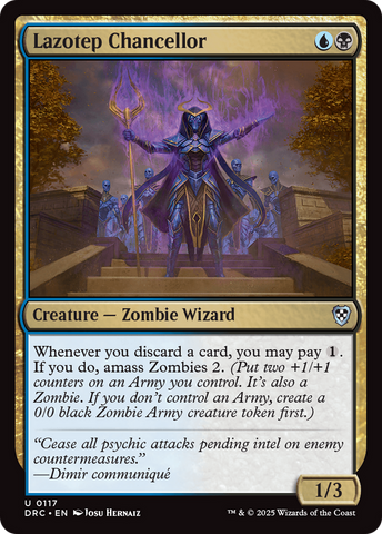 Lazotep Chancellor [Aetherdrift Commander] Magic: The Gathering