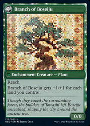 Boseiju Reaches Skyward // Branch of Boseiju [Kamigawa: Neon Dynasty] Magic: The Gathering