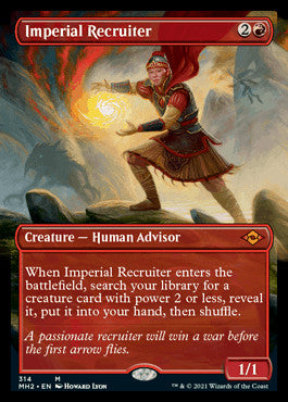 Imperial Recruiter (Borderless Alternate Art) [Modern Horizons 2] Magic: The Gathering