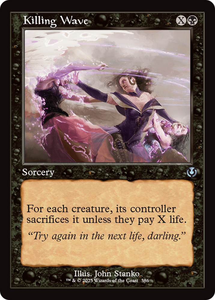Killing Wave (Retro Frame) [Innistrad Remastered] Magic: The Gathering