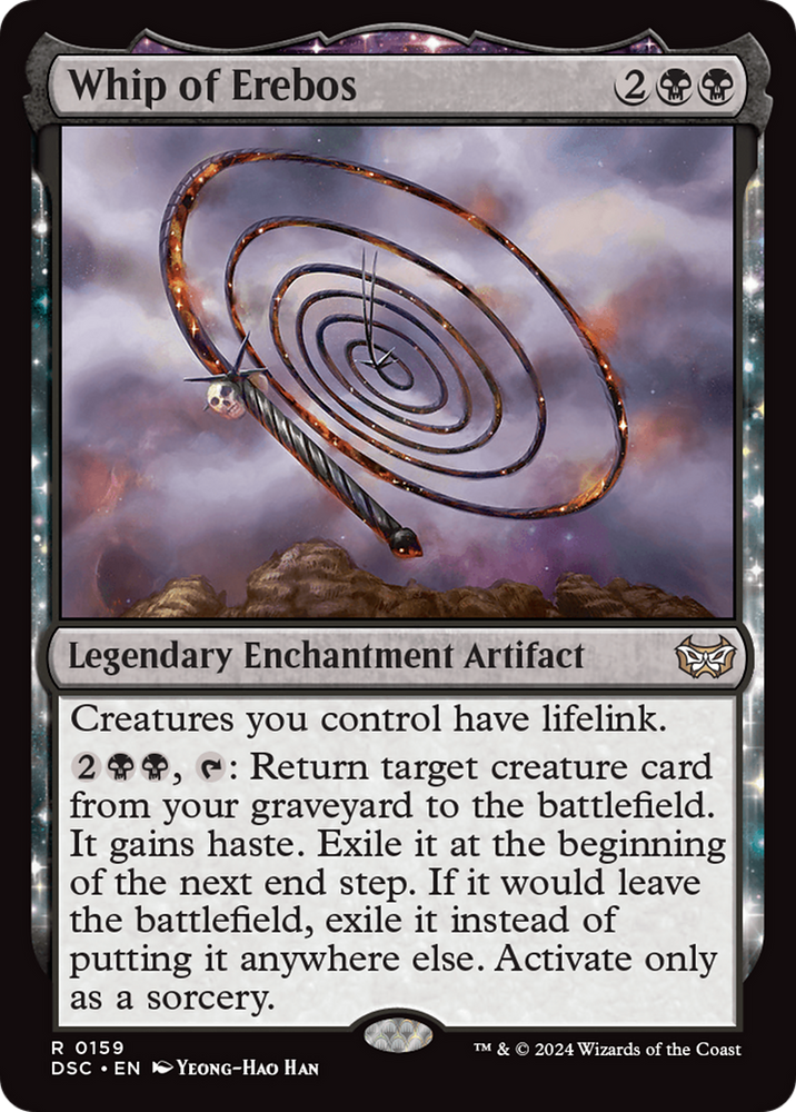 Whip of Erebos [Duskmourn: House of Horror Commander] Magic: The Gathering