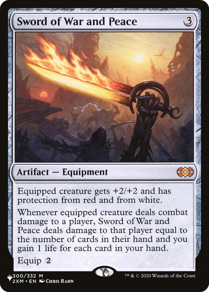 Sword of War and Peace [The List] Magic: The Gathering