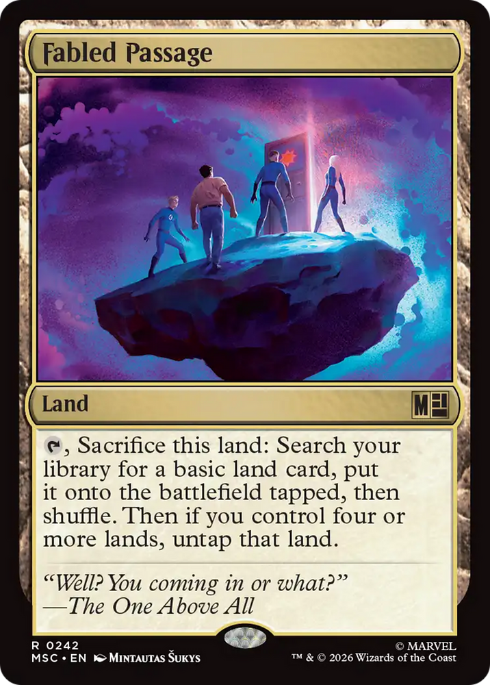Fabled Passage [Marvel Super Heroes Commander] Magic: The Gathering