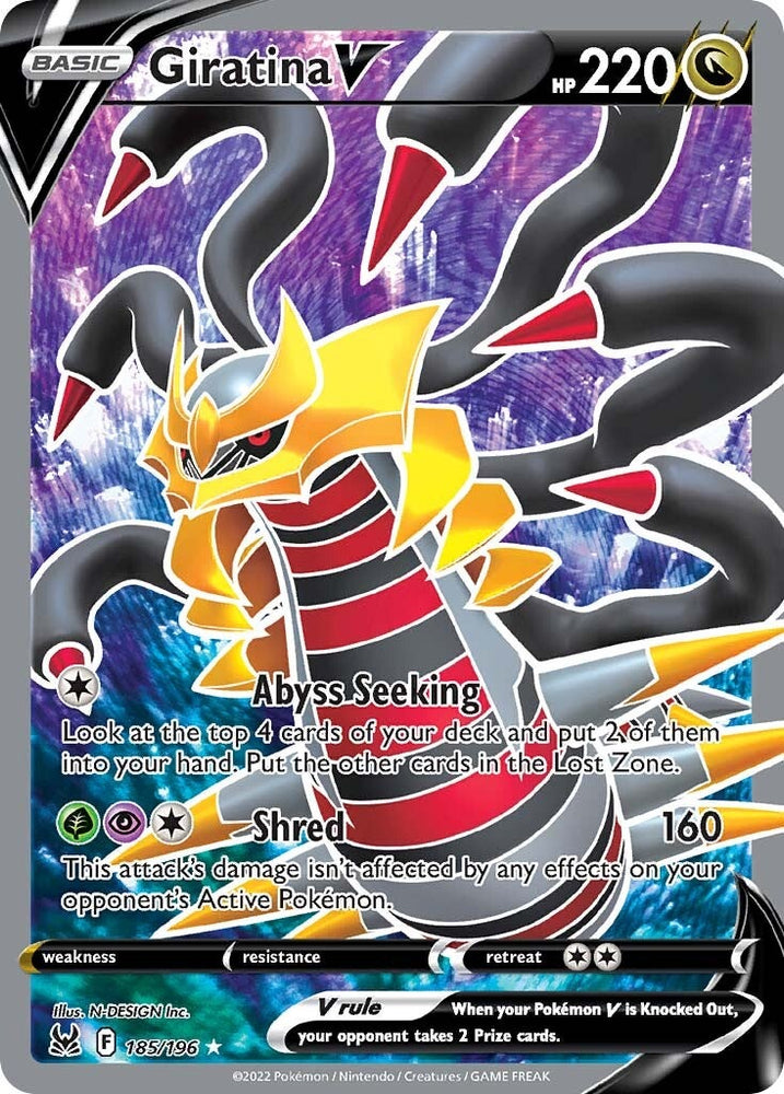 Giratina V (185/196) [Sword & Shield: Lost Origin] Pokémon