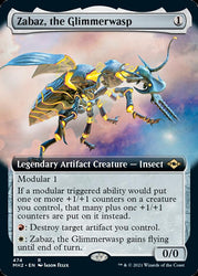 Zabaz, the Glimmerwasp (Extended Art) [Modern Horizons 2] Magic: The Gathering