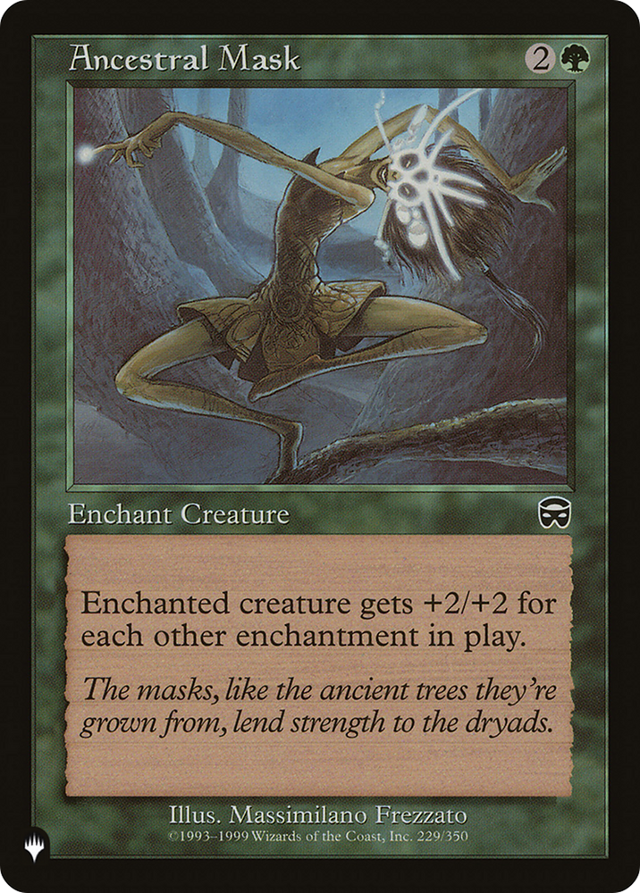 Ancestral Mask (MMQ) [The List] Magic: The Gathering