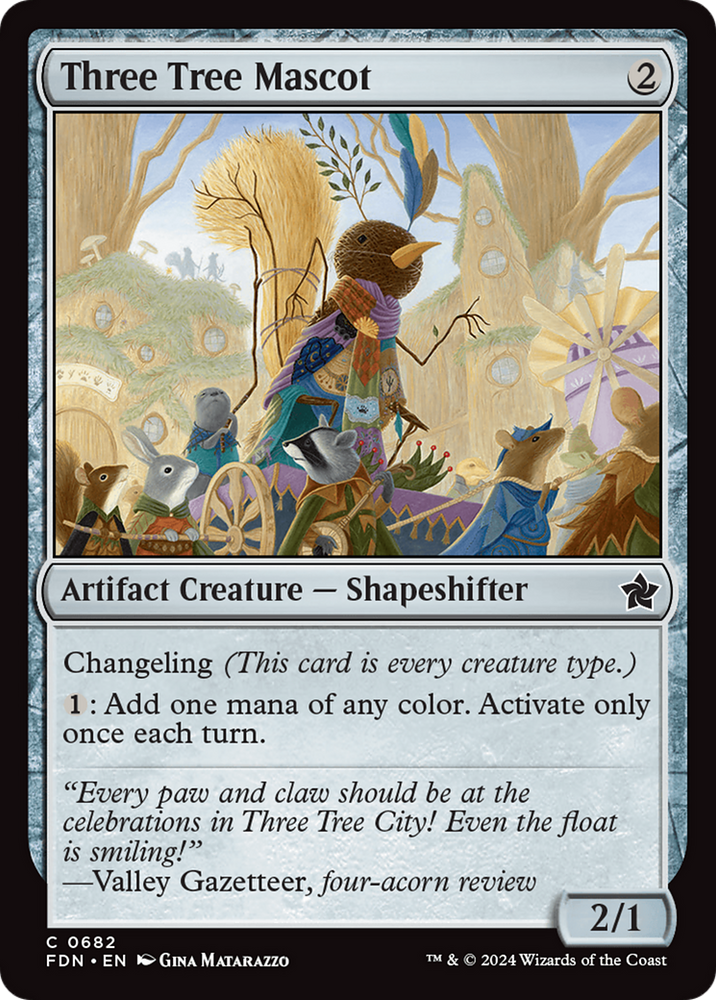 Three Tree Mascot [Foundations] Magic: The Gathering