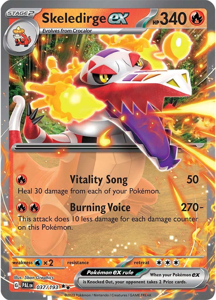 Skeledirge ex (037/193) [Scarlet & Violet: Paldea Evolved] Pokémon