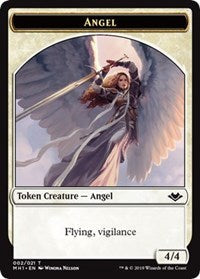 Angel (002) // Soldier (004) Double-Sided Token [Modern Horizons Tokens] Magic: The Gathering