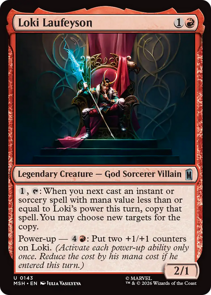 Loki Laufeyson [Marvel Super Heroes] Magic: The Gathering