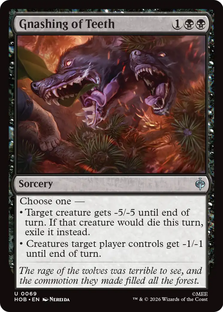Gnashing of Teeth [The Hobbit] Magic: The Gathering