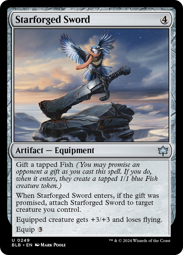 Starforged Sword [Bloomburrow] Magic: The Gathering