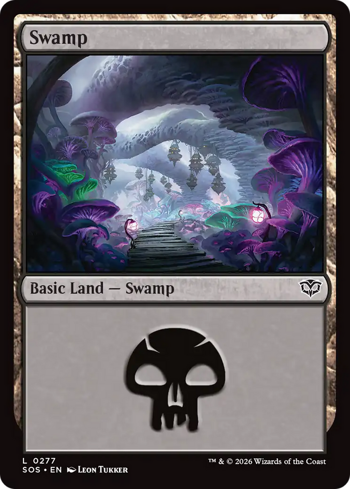 Swamp (0277) [Secrets of Strixhaven] Magic: The Gathering