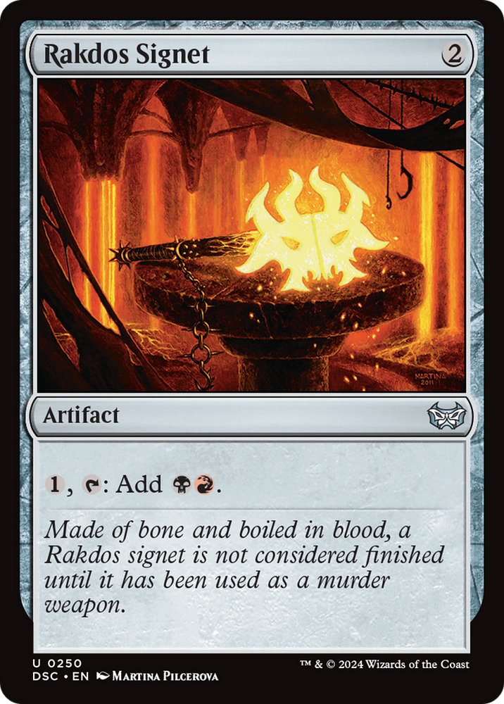 Rakdos Signet [Duskmourn: House of Horror Commander] Magic: The Gathering