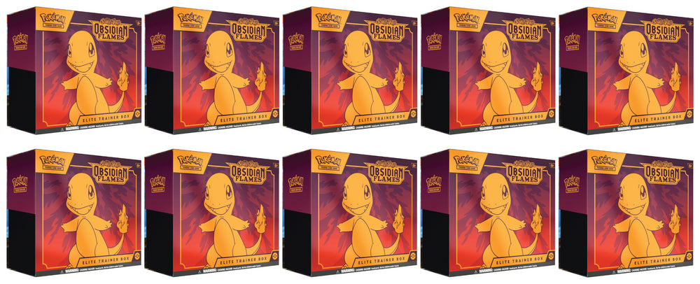 Scarlet & Violet: Obsidian Flames - Elite Trainer Box Case Pokémon