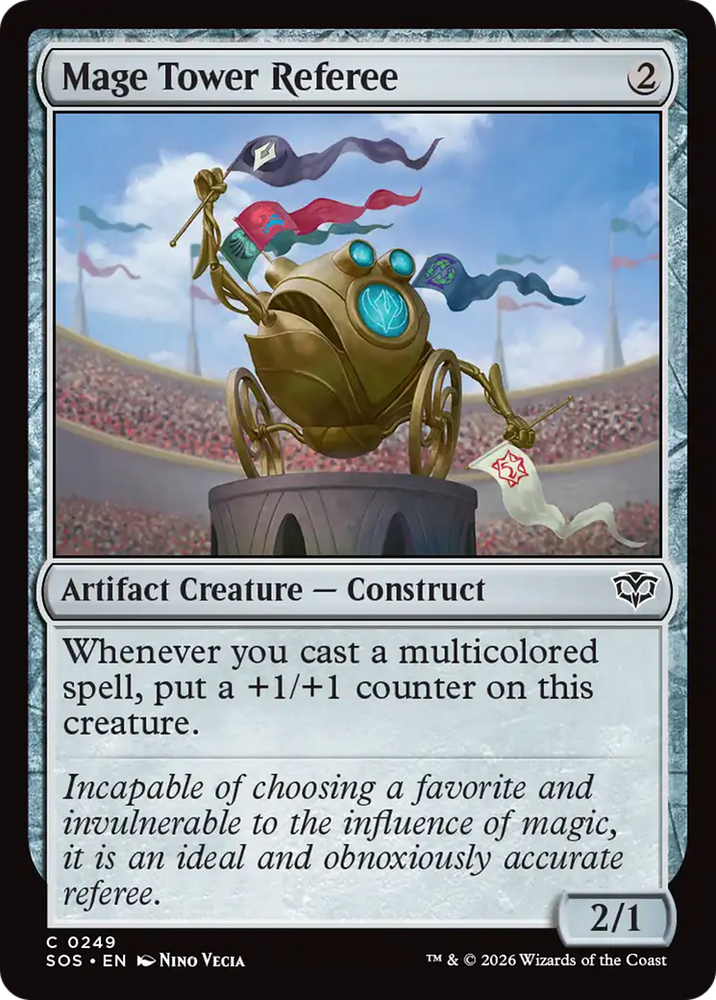 Mage Tower Referee [Secrets of Strixhaven] Magic: The Gathering