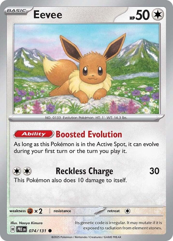 Eevee (074/131) [Scarlet & Violet: Prismatic Evolutions] Pokémon