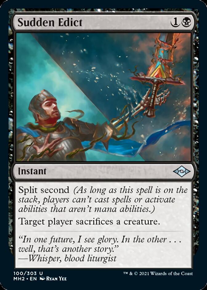 Sudden Edict [Modern Horizons 2] Magic: The Gathering