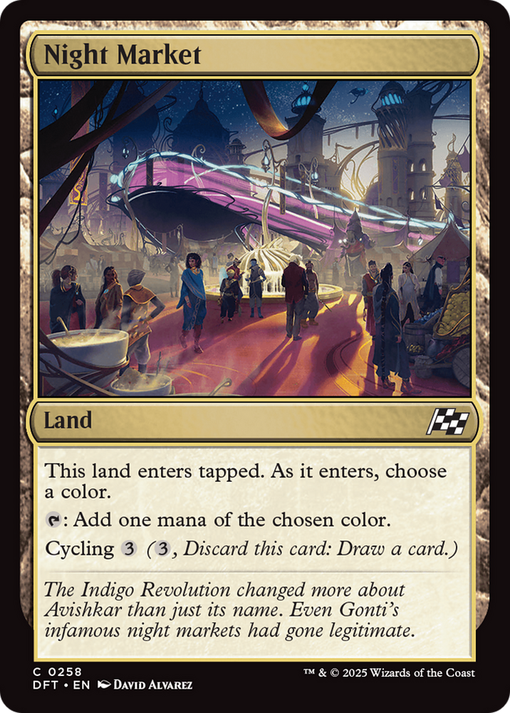 Night Market [Aetherdrift] Magic: The Gathering