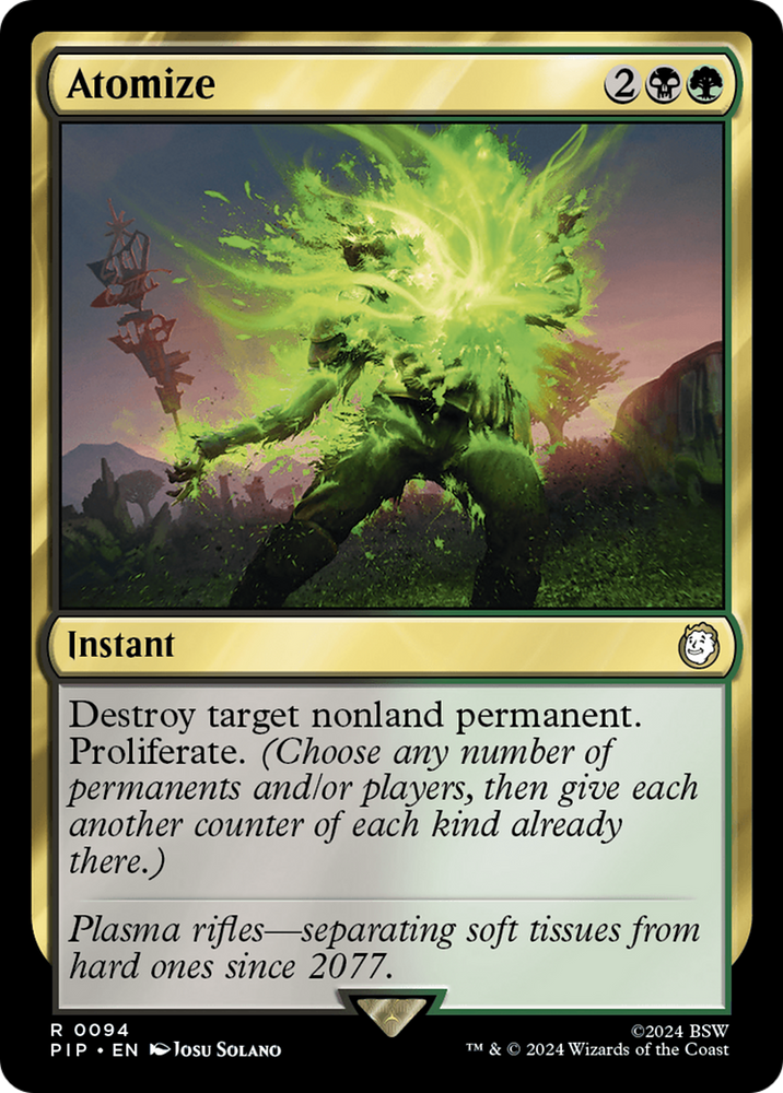 Atomize [Fallout] Magic: The Gathering