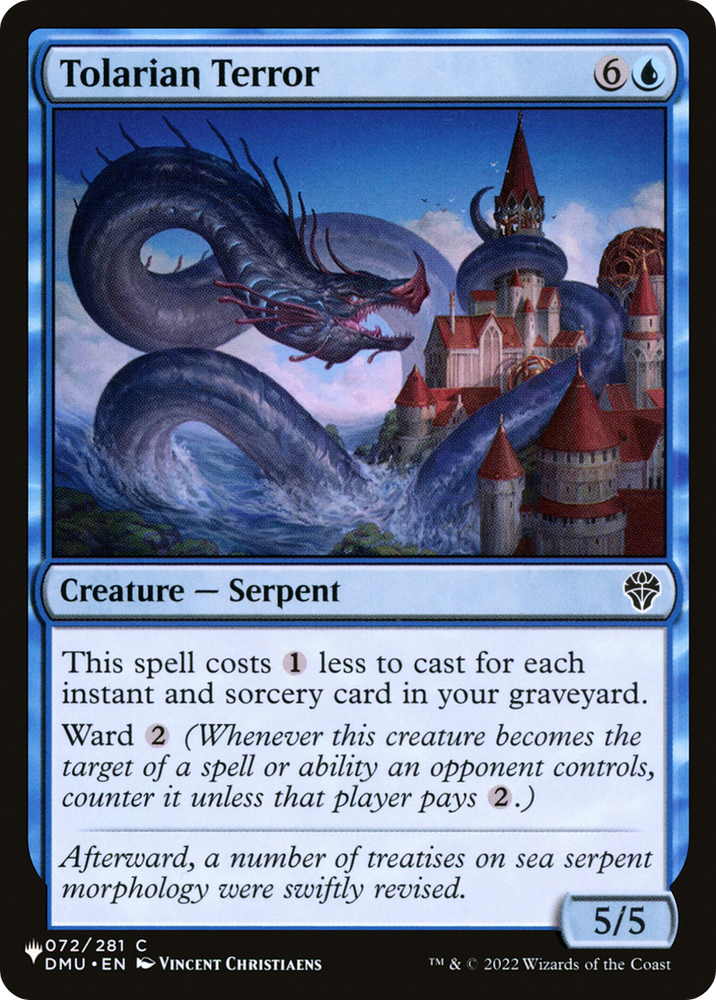 Tolarian Terror [The List] Magic: The Gathering