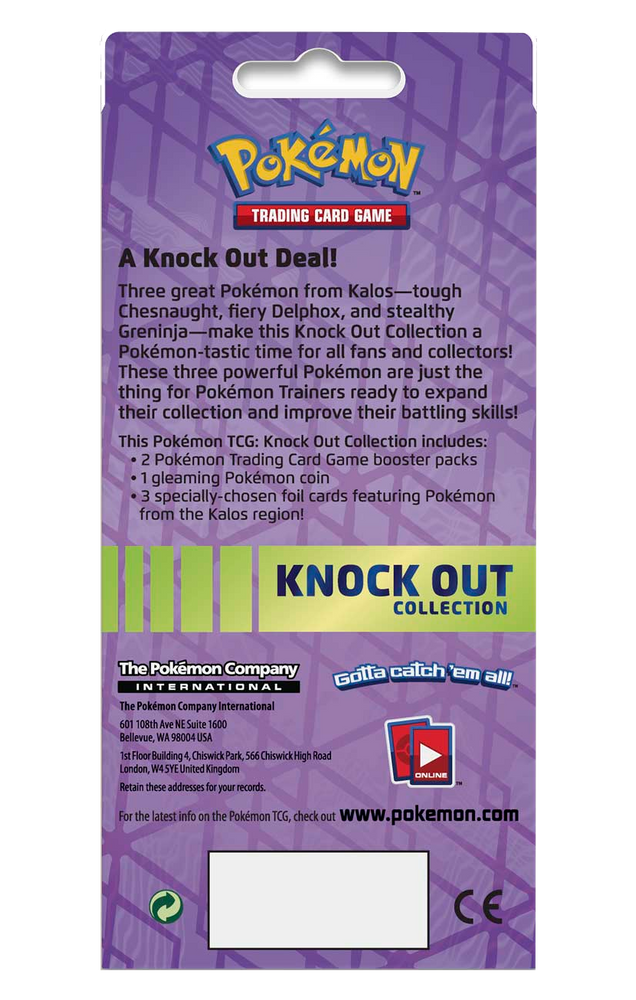Knock Out Collection (Chesnaught, Delphox, Greninja) Pokémon