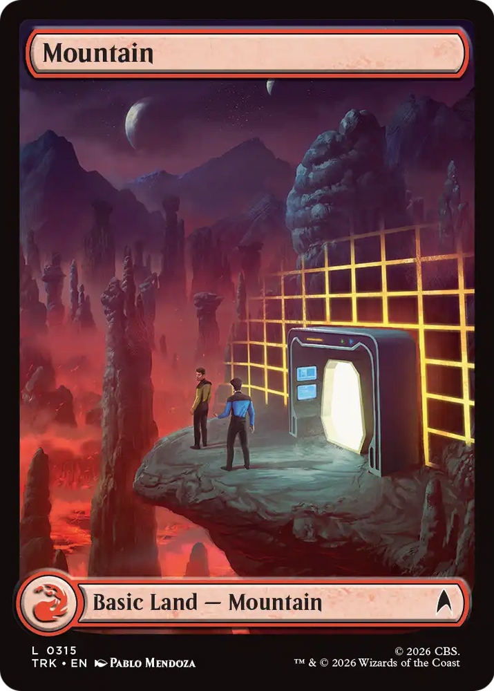 Mountain (0315) [Star Trek] Magic: The Gathering