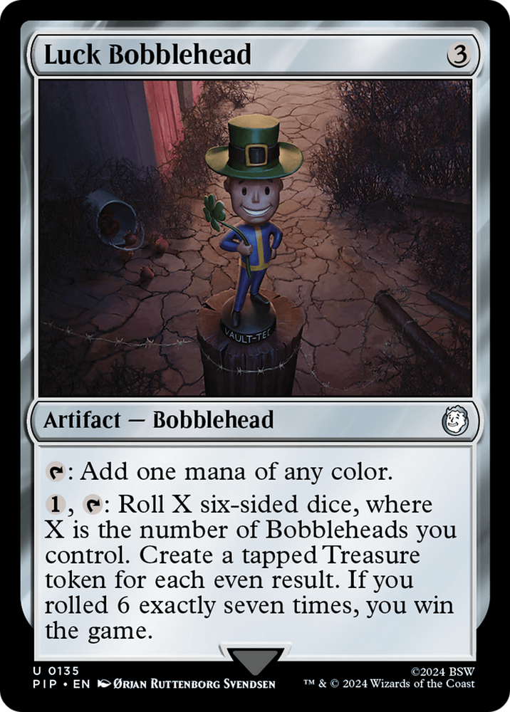 Luck Bobblehead [Fallout] Magic: The Gathering