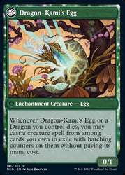 The Dragon-Kami Reborn // Dragon-Kami's Egg [Kamigawa: Neon Dynasty] Magic: The Gathering