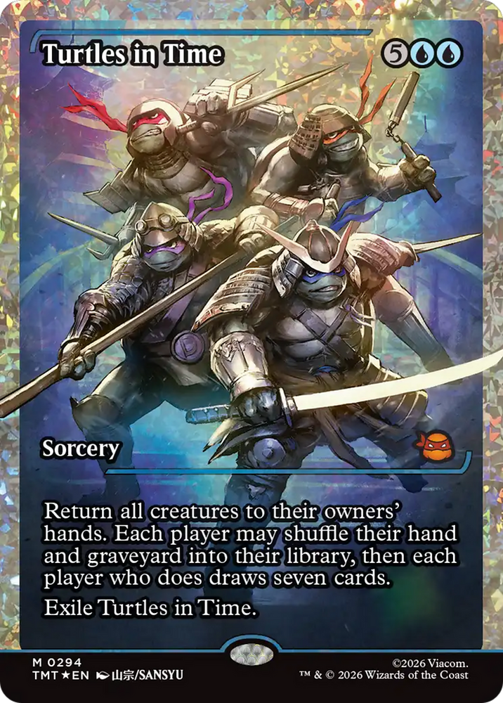 Turtles in Time (Showcase) (Fracture Foil) [Teenage Mutant Ninja Turtles] Magic: The Gathering