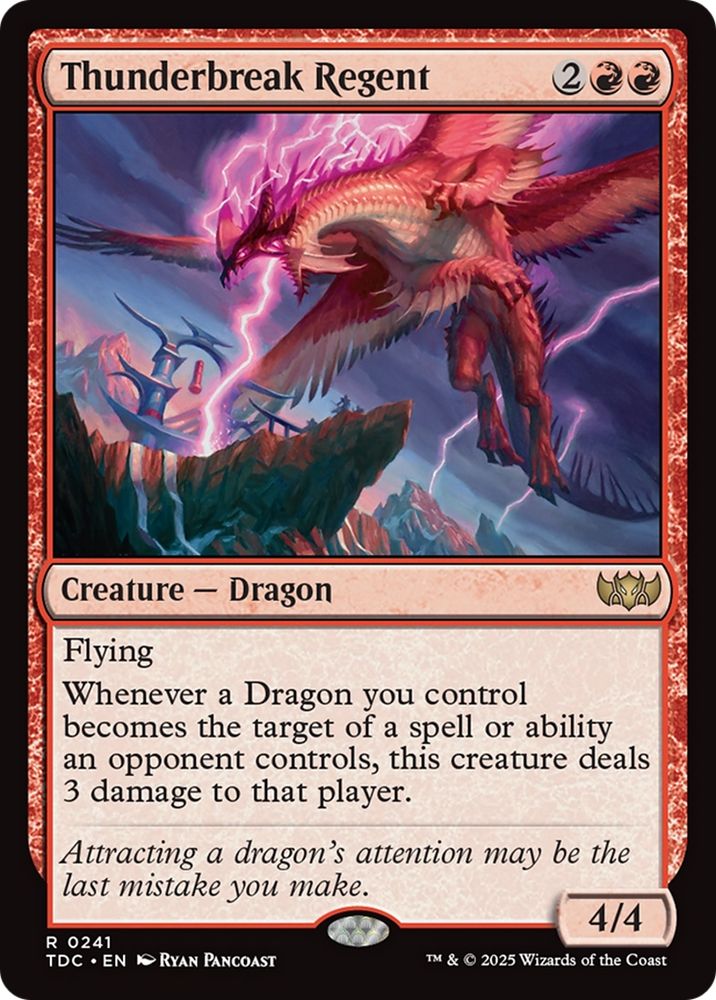 Thunderbreak Regent [Tarkir: Dragonstorm Commander] Magic: The Gathering